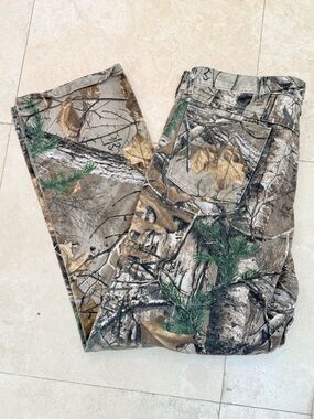Wrangler Pro Gear Realtree Camo Straight Leg Jeans Pants 40x32 NWOT